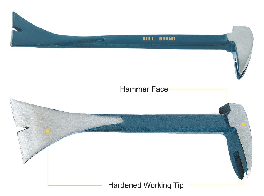 Claw Bar with Wide Claw and Hammer Head