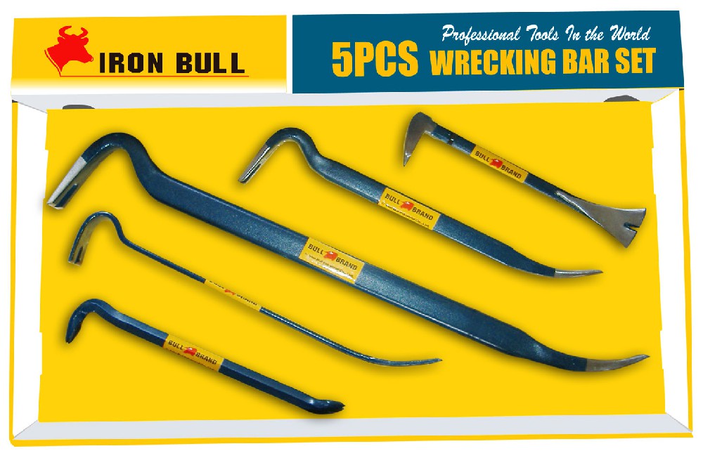 5PCS WRECKING BAR SET