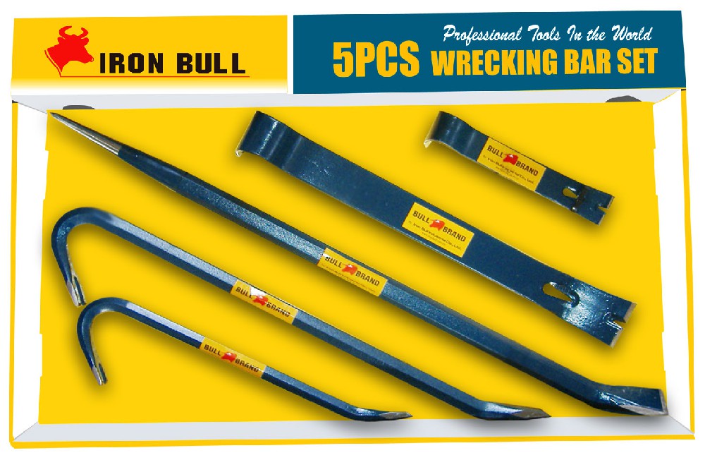 5PCS WRECKING BAR SET