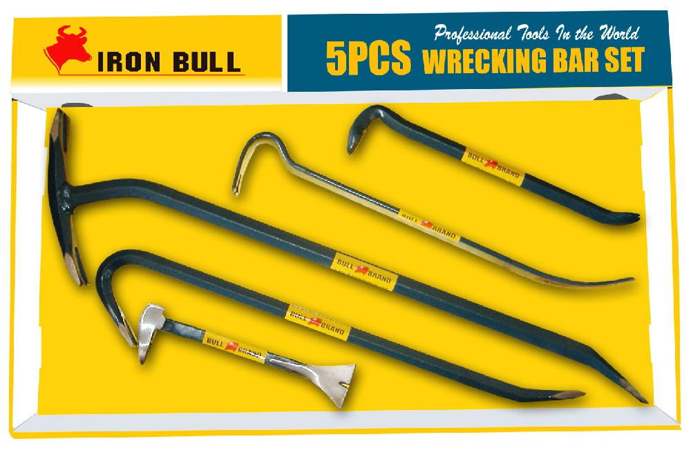 5PCS WRECKING BAR SET