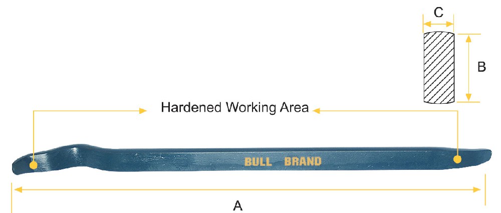 Tyre Lever - Flat Shank