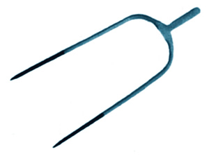 F2RB Two Round Tine Bar Socket Fork Head